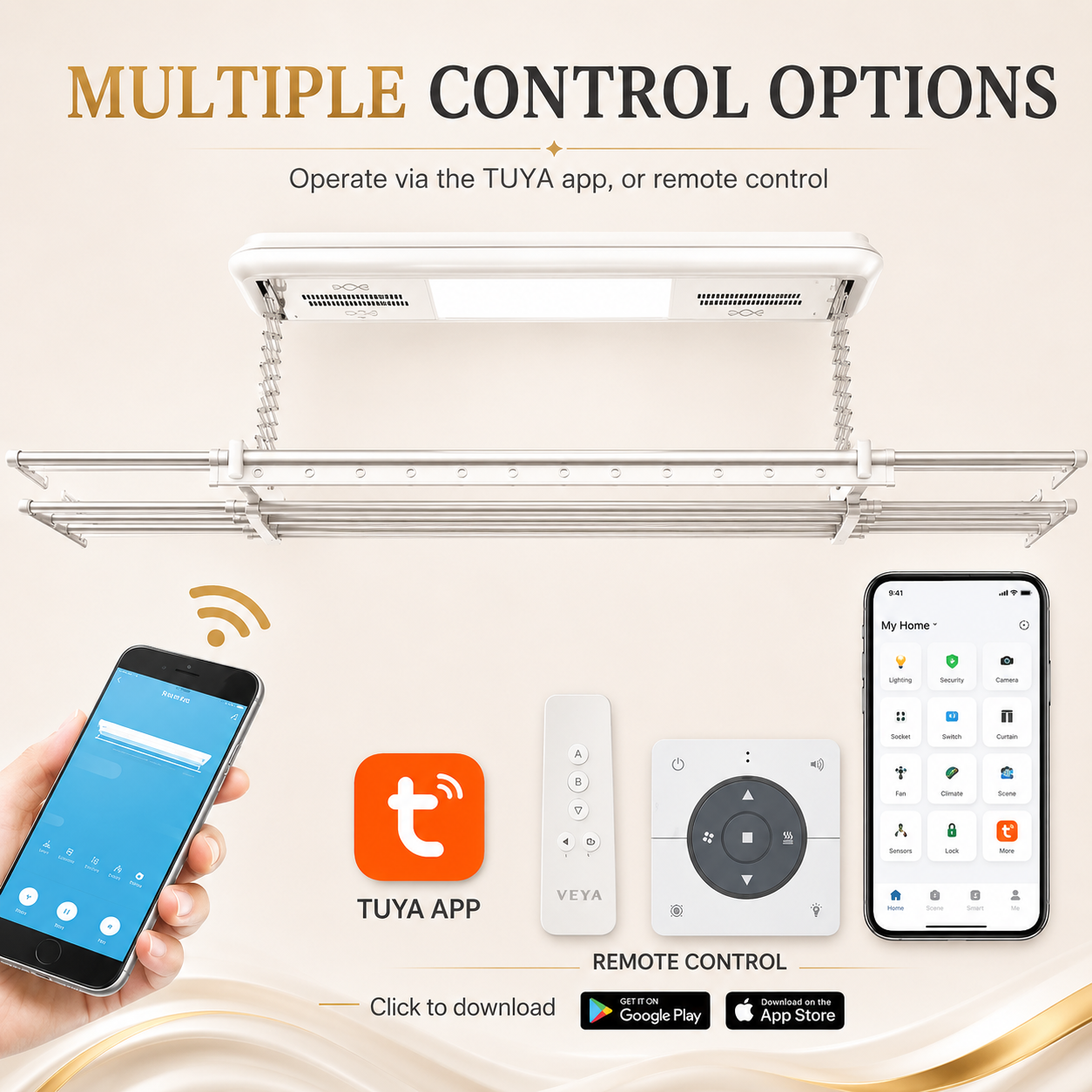 VEYA Lift Elite — Multiple Controls